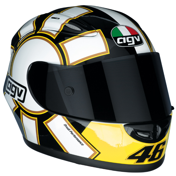 Helmet AGV GP Pro Rossi Gothic White in stock iCasque